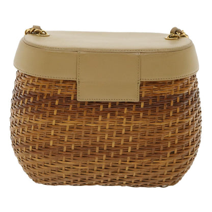 Chanel Leather Brown Chain Shoulder Bag