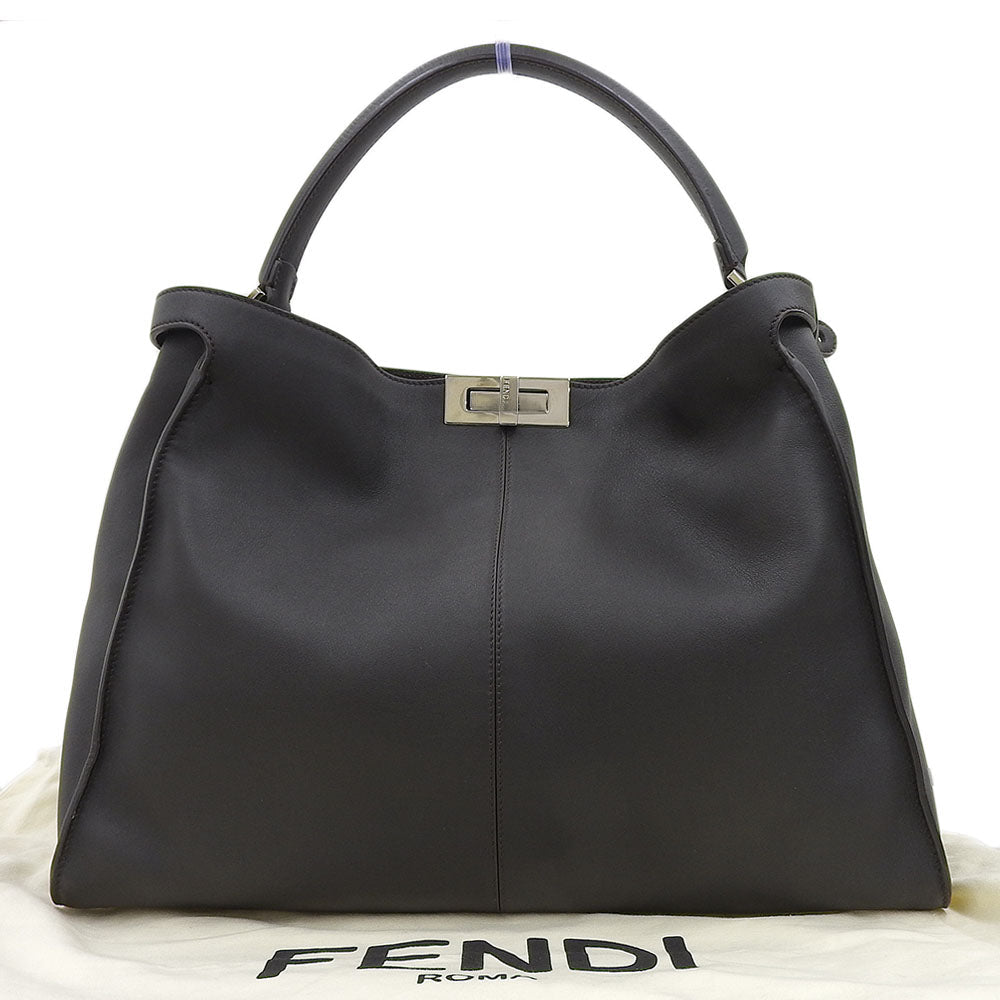 Fendi Peekaboo X-Lite Leather Handbag