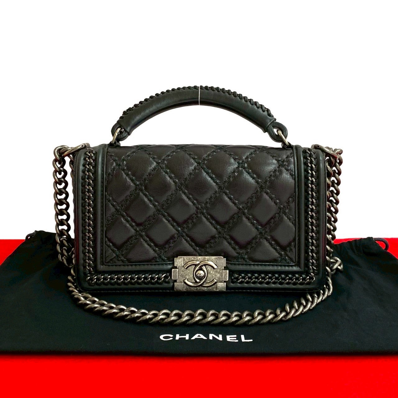 Chanel Boy Leather Shoulder Bag Style 5