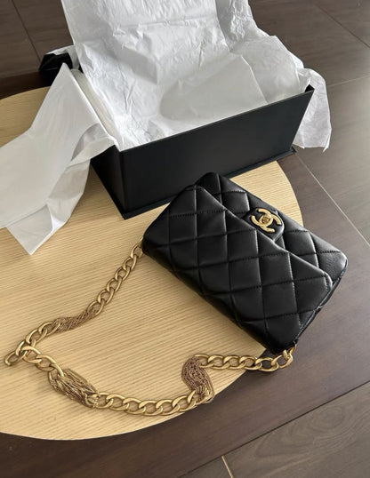 Chanel Luxury Leather Handbag Style 17