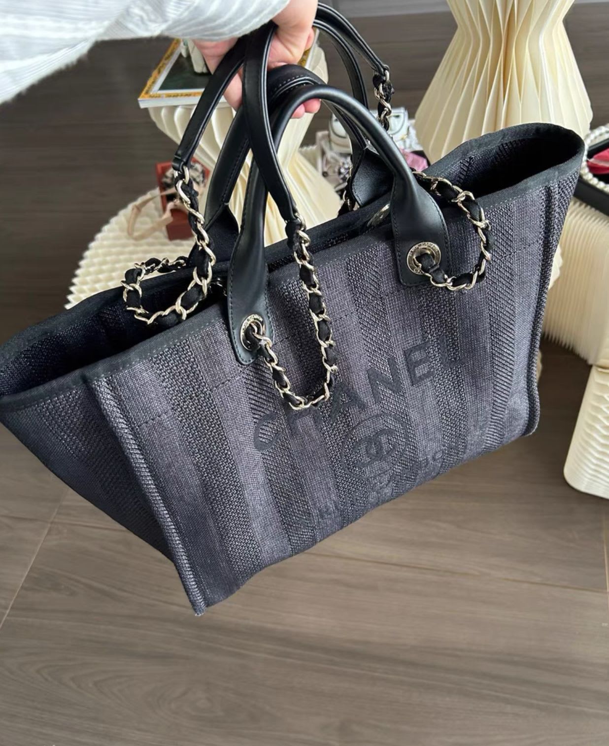 Chanel Luxury Leather Tote Bag Style 4