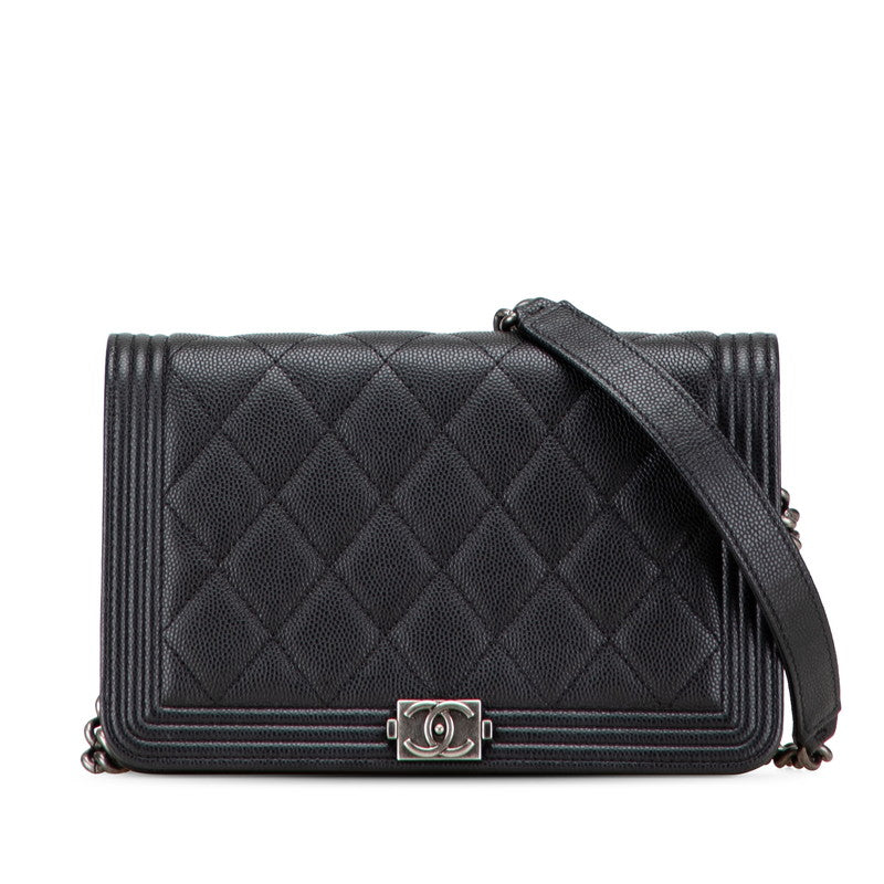 Chanel Boy Caviar Shoulder Bag Style 8