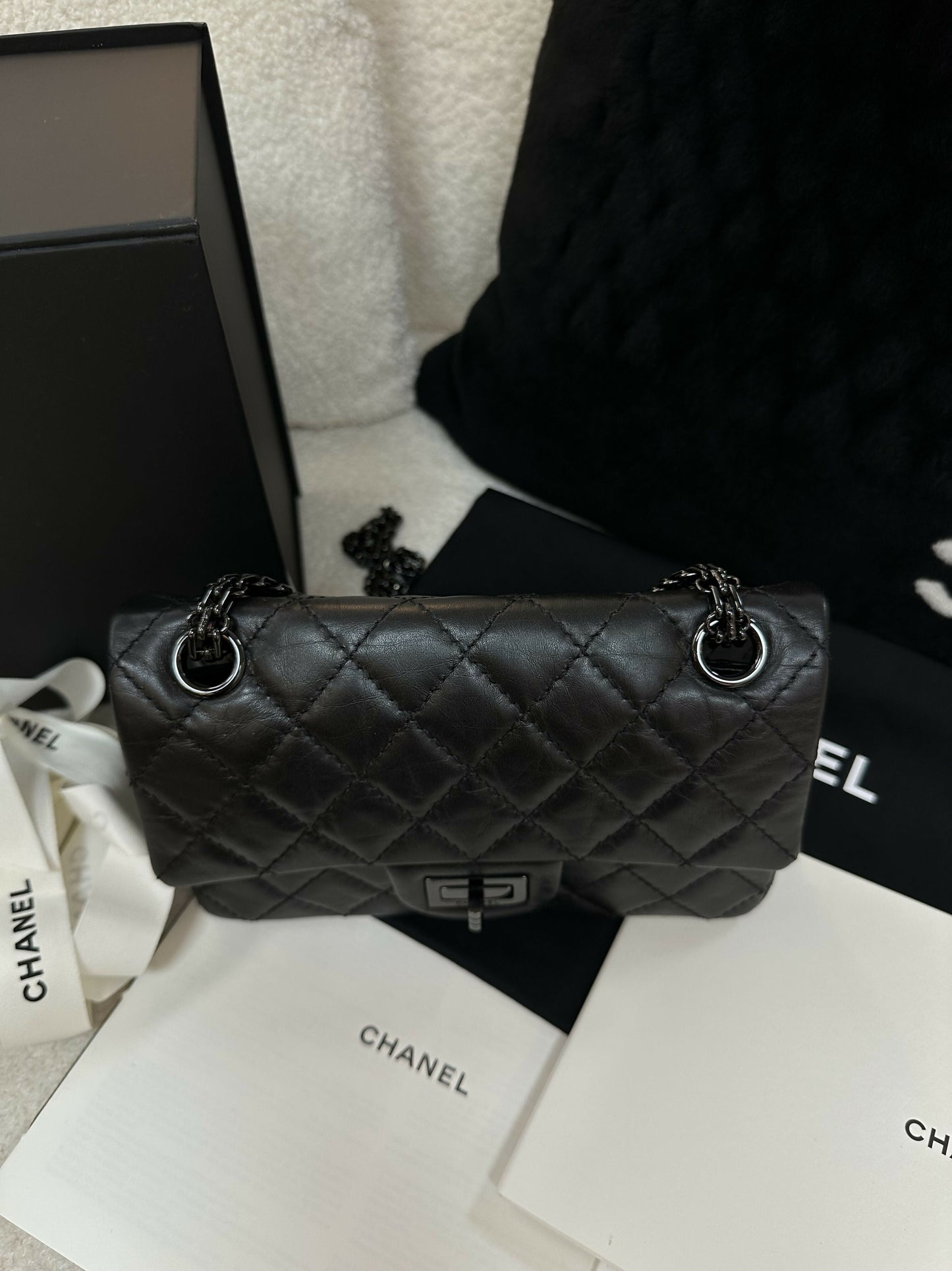 Chanel 21 2 55 Mini So Black Bag