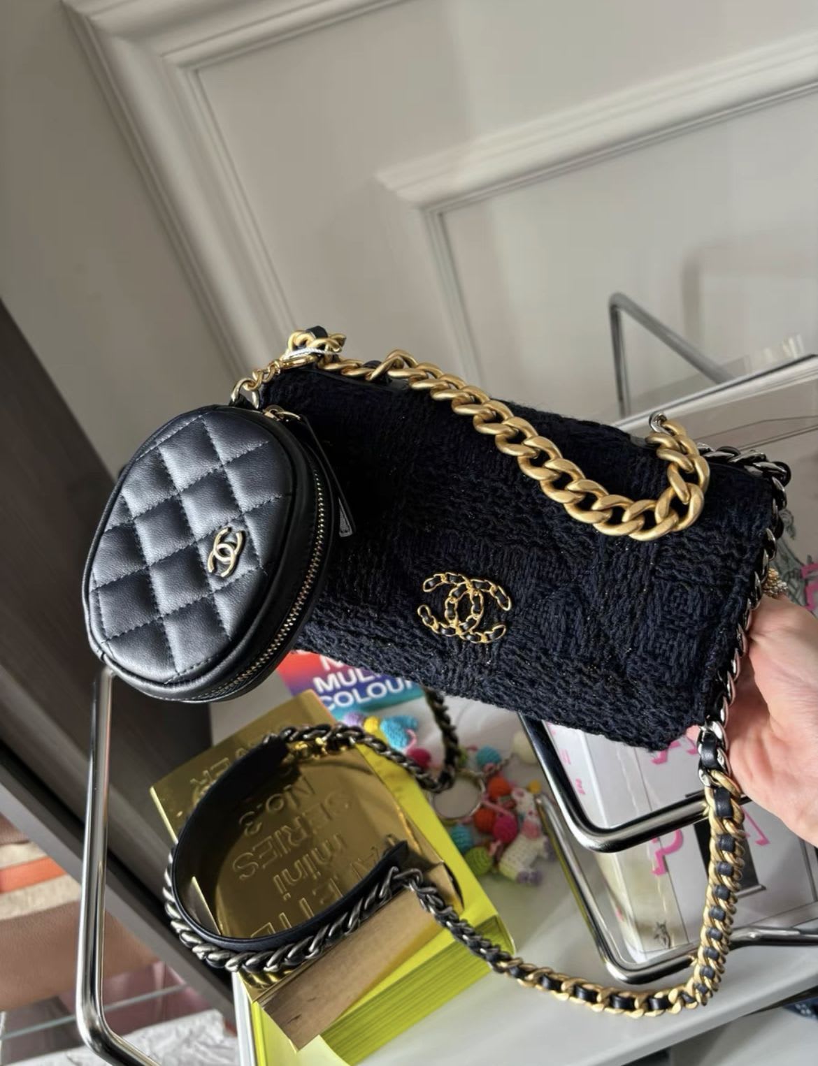 Chanel Chanel 19 Leather Shoulder Bag Style 3