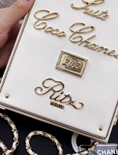 Chanel Luxury Leather Gold Handbag Style 13