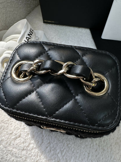 Chanel Vanity Leather Clutch