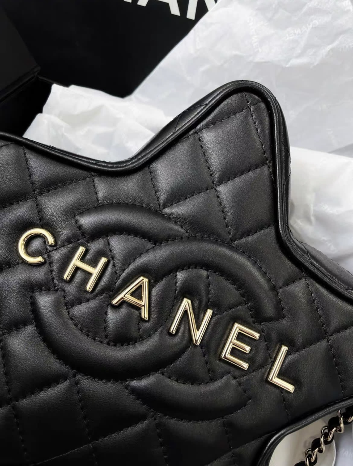 Chanel Luxury Lambskin Black Handbag Style 2