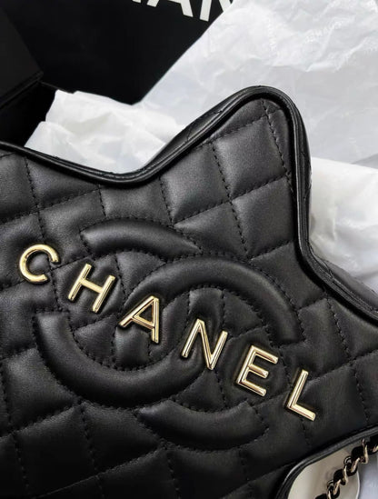 Chanel Luxury Lambskin Black Handbag Style 2