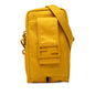Fendi FF Logo Nylon Leather Shoulder Bag