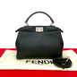 Fendi Peekaboo Leather Red Handbag Style 39