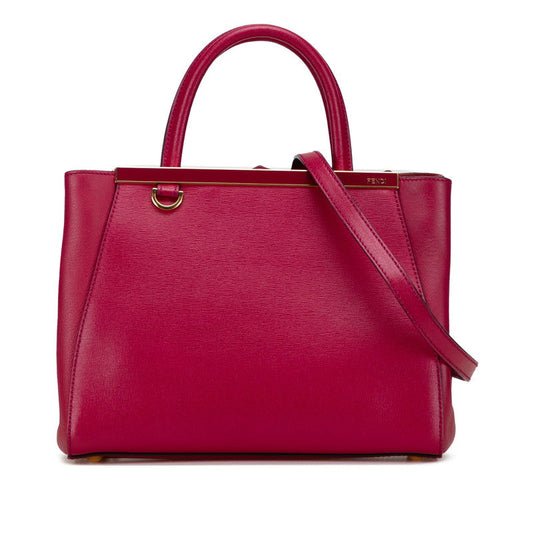 Fendi Luxury Leather Red Handbag Style 43