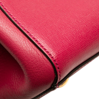 Fendi Luxury Leather Red Handbag Style 43