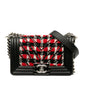 Chanel Boy Chanel Tweed Leather Shoulder Bag