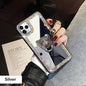 Tide Brand Bear Bracket Make Up Mirror Phone Case - LVCASE