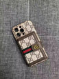 Fashion Card Holder phone case for iPhone