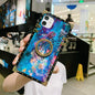 Starry sky flower square phone case - LVCASE