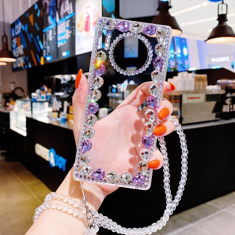 Luxurious Diamond Transparent Back Cover - LVCASE