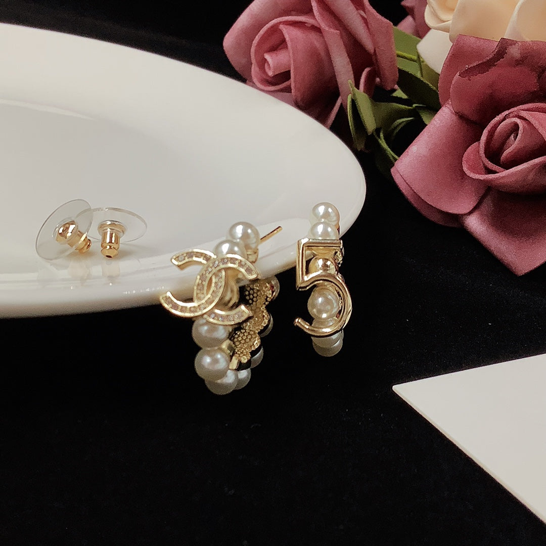 Pearl earrings