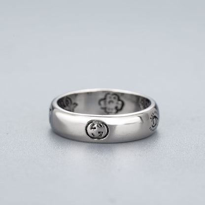 Silvery ring