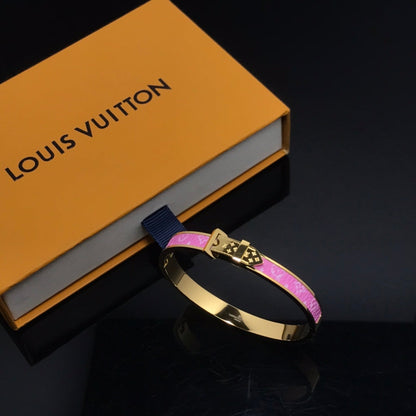 Pink gold bracelets