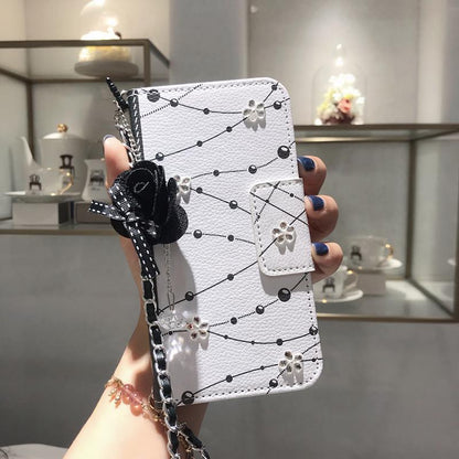 Fashion wallet Floral Clamshell Phone Case - LVCASE