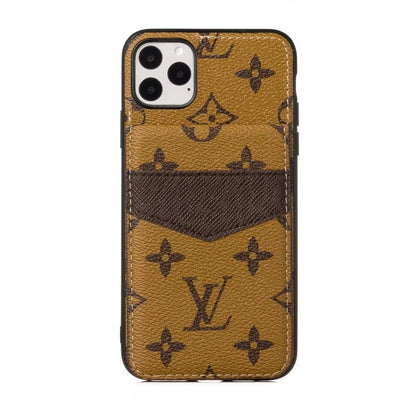 Splicing card case phone case for iphone