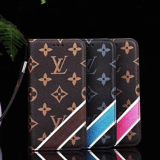 Vintage card slot holder leather phone case