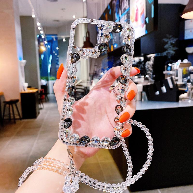 Luxurious Diamond Transparent Back Cover - LVCASE