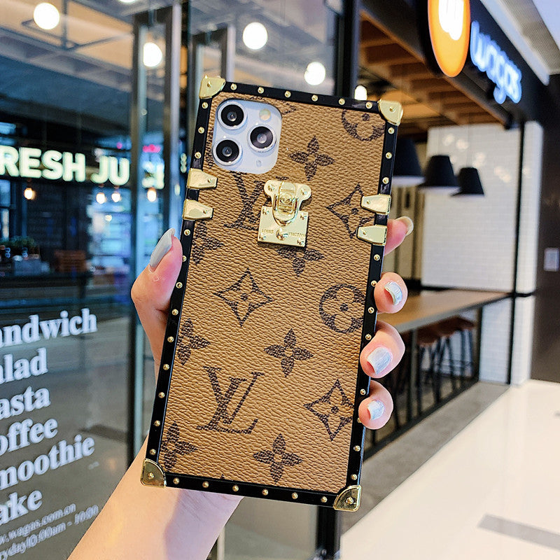Luxury Vintage pattern square phone case for iphone