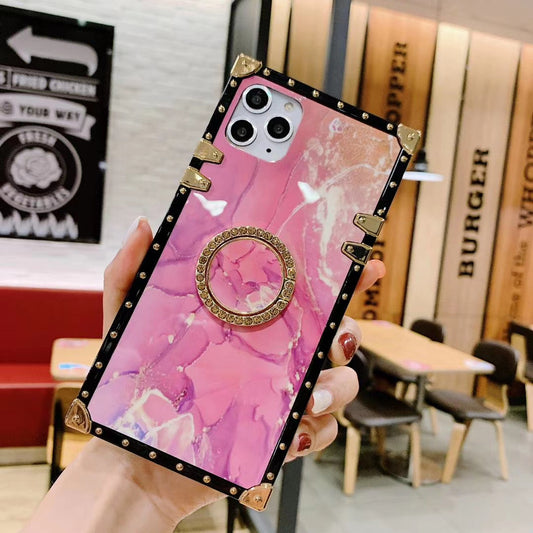 Pink square phone case for iphone