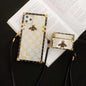 Bronzing printing Square phone case and Airpods case