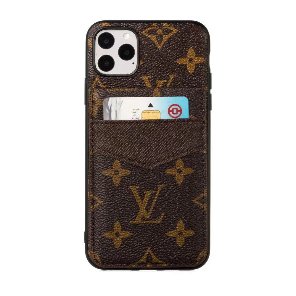 Splicing card case phone case for iphone