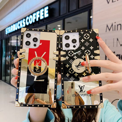 Luxury Rhinestone Square Phone Case for samsung