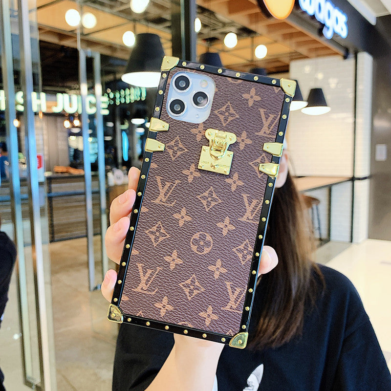Luxury Vintage pattern square phone case for iphone