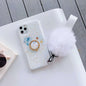 Gold foil  hair ball phone case