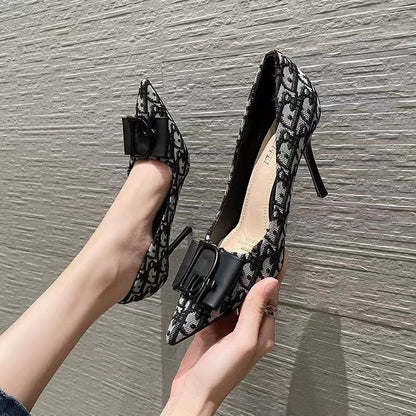 2023 DO Retro pointed toe high heels