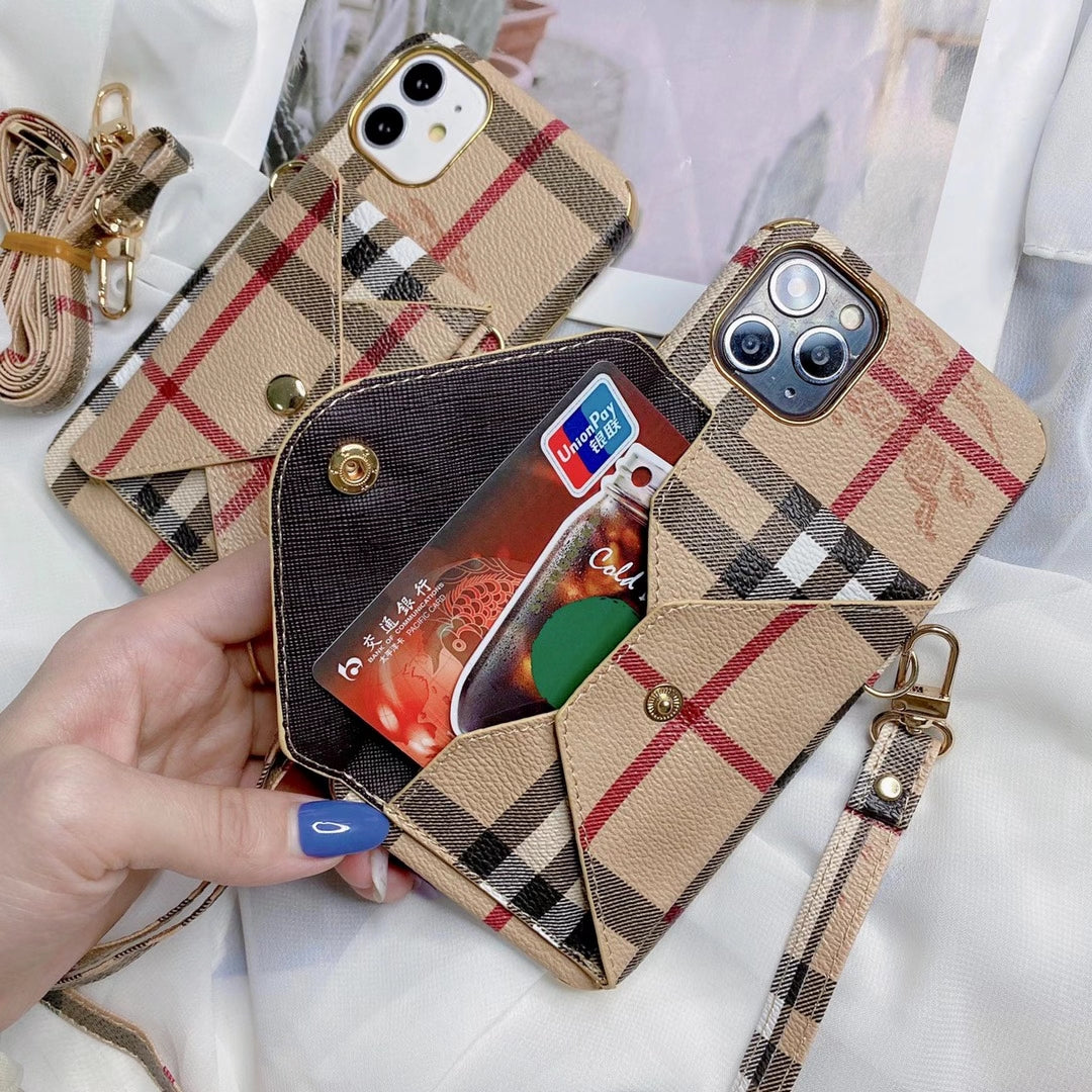 Crossbody coin purse phone case
