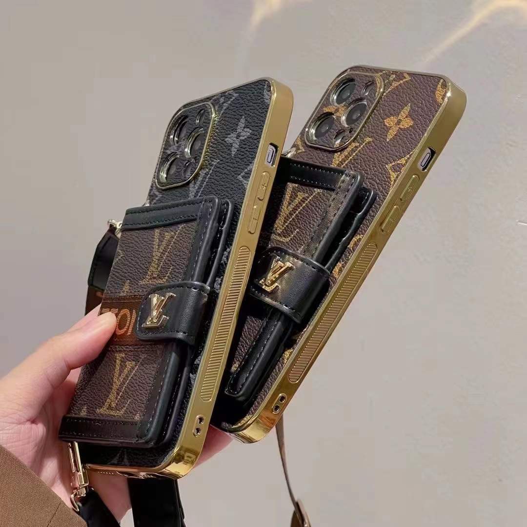 Retro Coin purse leather phone case