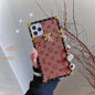Vintage embossed square phone case For samsung