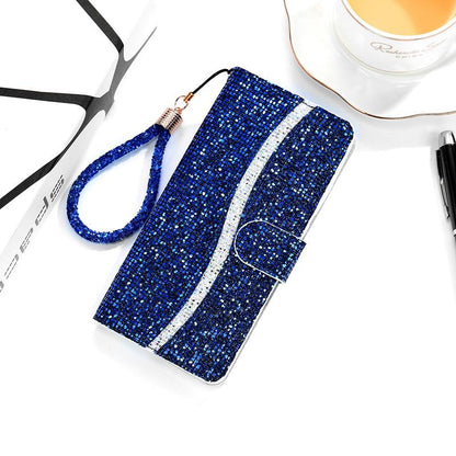Shiny wallet crystal wrist phone case - LVCASE