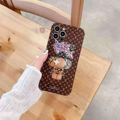 Luxury Sunflower Letter Phone Case For iphone