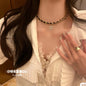 Sheepskin Necklace neck chain pearl chain