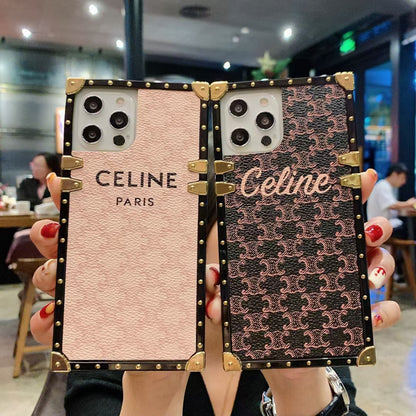 Luxury square phone case for iphone