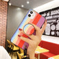Rainbow the same bracket  lanyard phone case for Samsung
