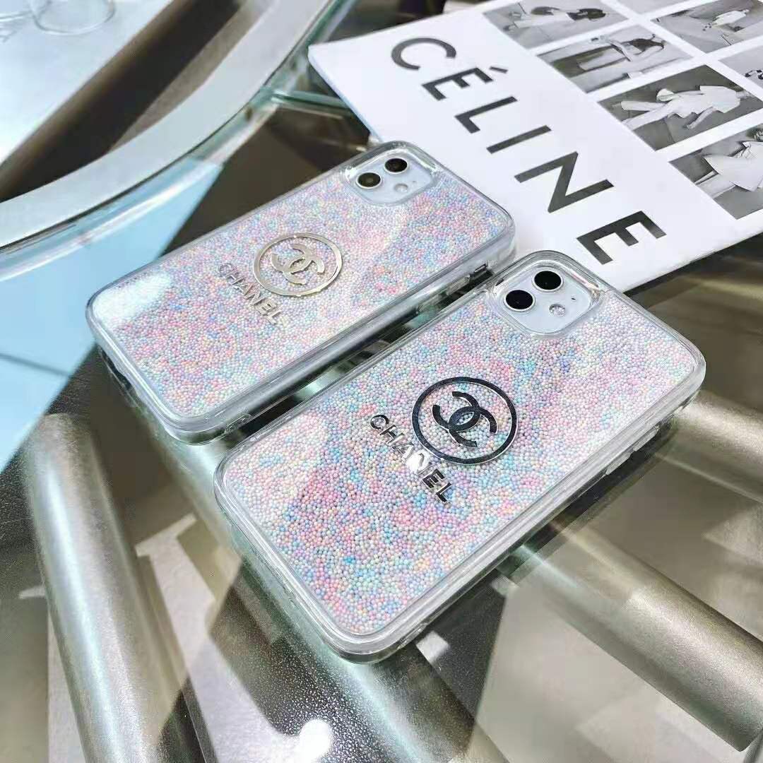 Colorful beads soft phone case