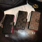 Leather card case wallet phone case