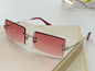 6 COLORS CONJOINED LENS RIMLESS SUNGLASSES