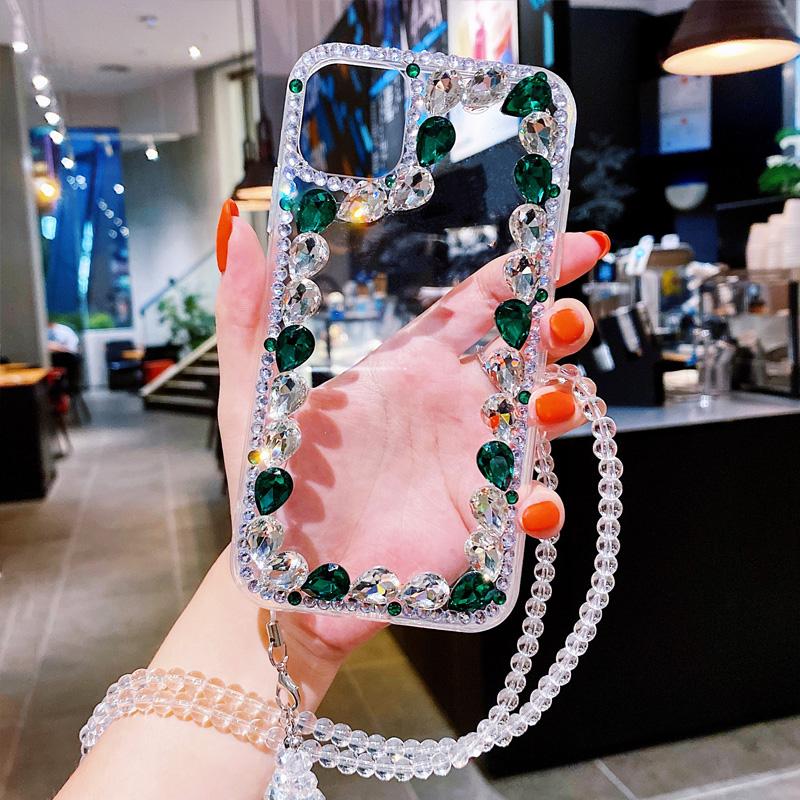 Luxurious Diamond Transparent Back Cover - LVCASE