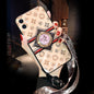 Luxury diamond lanyard phone case