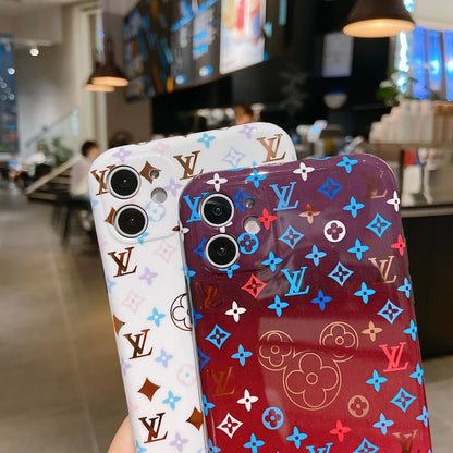 Letter electroplating printing phone case